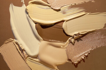 texture of smudge cosmetic cream foundation liquid background