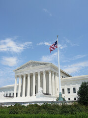 Wall Mural - The US Supreme Court building in Washington DC