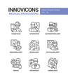 © Boyko.Pictures - Medical professions line design style icons set