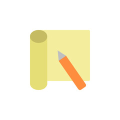 Poster - Map, architecture icon. Simple color vector elements of knowledge icons for ui and ux, website or mobile application