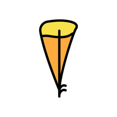 Aufkleber - Wing bird icon. Simple color with outline vector elements of feather icons for ui and ux, website or mobile application