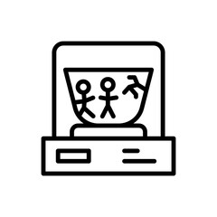 Aufkleber - Vase, museum icon. Simple line, outline vector elements of historical things icons for ui and ux, website or mobile application