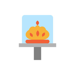 Poster - Crown, museum icon. Simple color vector elements of historical things icons for ui and ux, website or mobile application