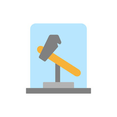 Aufkleber - Axe, museum icon. Simple color vector elements of historical things icons for ui and ux, website or mobile application