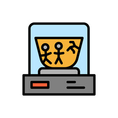 Aufkleber - Vase, museum icon. Simple color with outline vector elements of historical things icons for ui and ux, website or mobile application