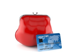 Sticker - Purse with credit card