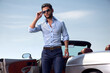 © ASjack - Handsome man near the car. Luxury life.