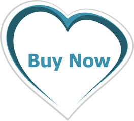 Poster - word buy now , business concept