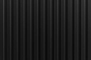 Wall Mural - Black Corrugated metal background and texture surface or galvanize steel