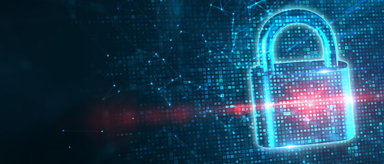 cyber security data protection business technology privacy concept.