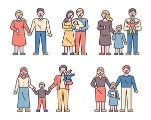 Wall Mural - families of various configurations.