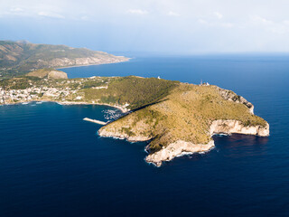 Promontorio di Capo Palinuro nel Cilento in Campania Italia