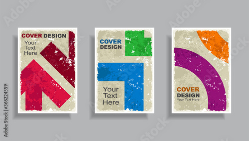 Papel de parede Modern abstract covers pattern background. Vector illustration.