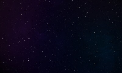 Wall Mural - Spacescape illustration design with beautiful stars field in the univese