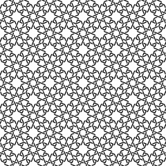 Wall Mural - Arabesque style seamless ornamental vector pattern. Arabic background.