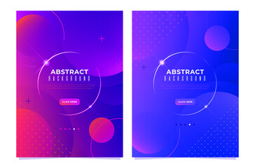 Poster - High Quality Abstract Gradient Background . Isolated Vector Elements
