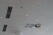 air conditioning on office ceiling view