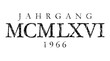© TSS Jojo Wolff - Jahrgang MCMLXVI 1966 (Vintage Schwarz)