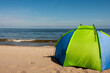 Namiot plażowy nad Bałtykiem 