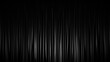 Black curtain or drapes with light spot abstract background. Luxury wavy black silk. Curtain decoration design. 3d rendering.