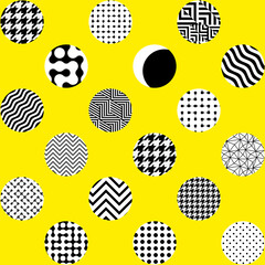 Aufkleber - Geometric abstract pattern in low poly style.