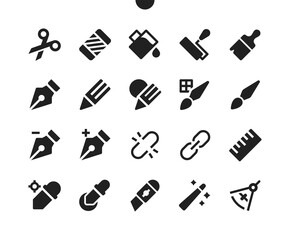 Poster - Design v2 UI Pixel Perfect Well-crafted Vector Solid Icons 48x48 Ready for 24x24 Grid for Web Graphics and Apps. Simple Minimal Pictogram