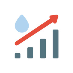 Poster - Water diagnosis icon. Simple color vector elements of aqua icons for ui and ux, website or mobile application