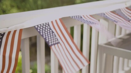 Canvas Print - Grilling outdoor on a gas burning grill on the backyard patio.