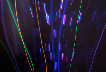 Wall Mural - Abstract glowing light