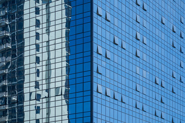 Wall Mural - Closeup of modern office building