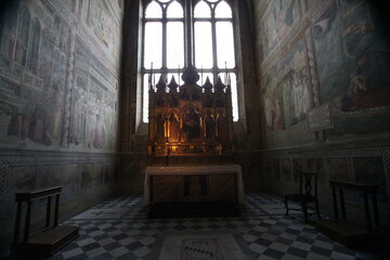 Canvas Print - Chapel of Basilica of Santa Croce in Florence