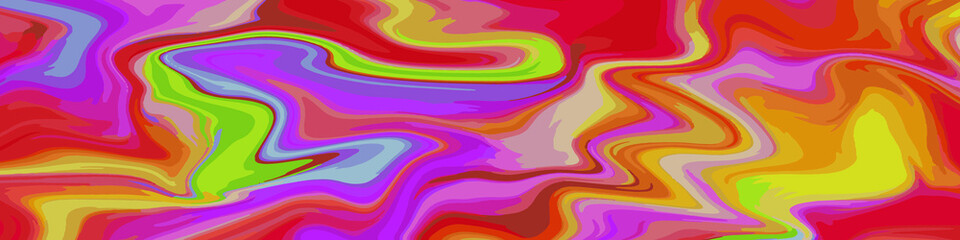 Poster - Colorful Fluid art background. Marbled effect Liquid inks template for your design, banner, flyer, business card, poster, wallpaper, brochure