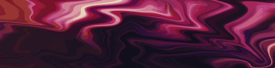 Poster - Colorful Fluid art background. Marbled effect Liquid inks template for your design, banner, flyer, business card, poster, wallpaper, brochure