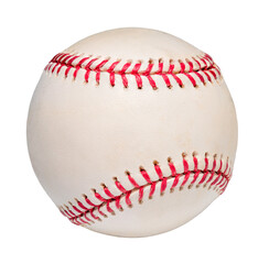 Wall Mural - Baseball ball isolated on a white background