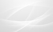 © HNKz - Abstract grey background poster with dynamic waves. technology network Vector illustration.