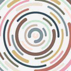 Poster - abstract round line pattern artwork center of cover background. illustration vector eps10