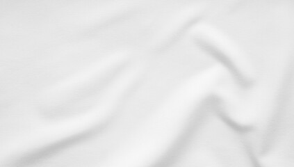 White fabric smooth texture surface background