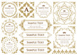 © sakedon - Vintage ornament set. frames or borders.