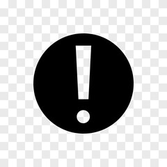 Poster - Exclamation mark internet icon in checkerboard BG v2. Internet flat icon symbol for applications.