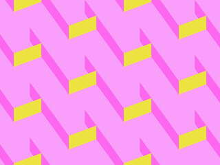 Fototapete - Bright colors of seamless pattern.