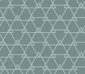 Poster - Basic calm colors of a seamless pattern.