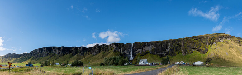 Poster - Panorama Beautiful landscape of  Iceland, Summertime