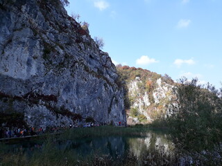 Blue Lake and recording. dashing sunlight