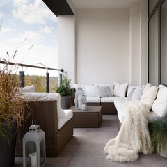 Wall Mural - elegant decorations on balcony