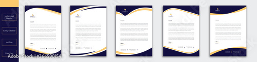 Fotografía Modern Creative & Clean business style letterhead bundle of your corporate project design