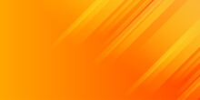 Modern Orange Gradient Geometric Shape Background With Dynamic Light Lines Abstract
