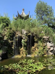 Wall Mural - Cascade d'un jardin à Suzhou, Chine	