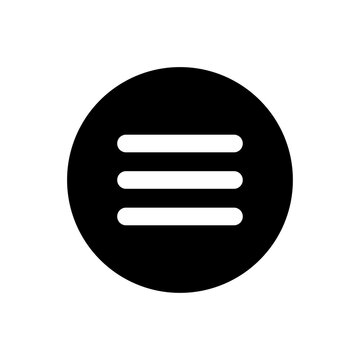 Web menu icon for web and mobile