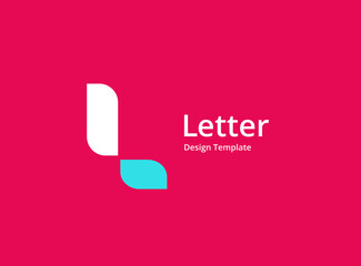 Letter L logo icon design template elements