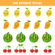 Find Fruit Which Is Different From Others.